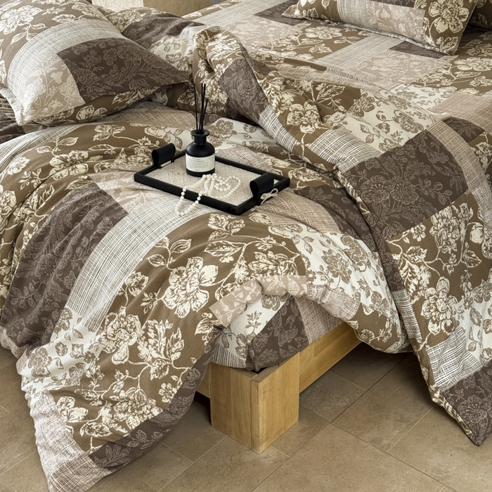 91家纺网 家纺一手货源 找家纺 （总）一隅花田 2025新款天竺云感纱三件套-大唐凤羽