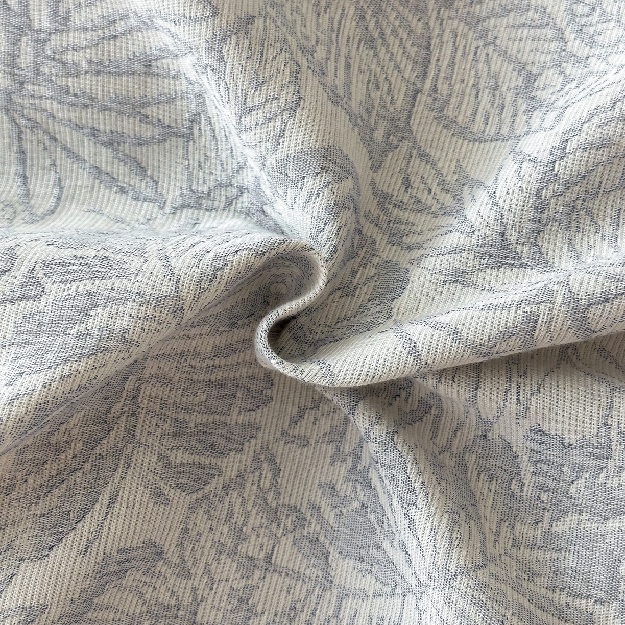 91家纺网 家纺一手货源 找家纺 小叮当家纺仓储工厂店 2025新款提供买家秀爆款花型不断货全棉纯棉A类三层纱加厚磨毛大提花四件套 摩登森林-兰