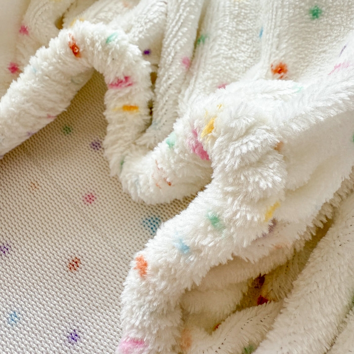 91家纺网 家纺一手货源 找家纺 丽美人 2025新款高克重印花牛奶绒无印风床笠款（A类母婴级面料） 波点蝴蝶结