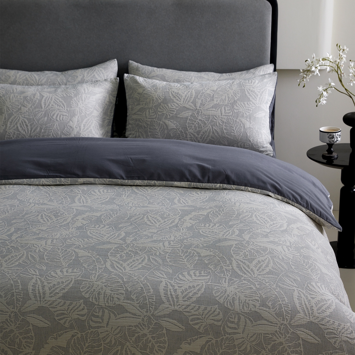 91家纺网 家纺一手货源 找家纺 小叮当家纺仓储工厂店 2025新款提供买家秀爆款花型不断货全棉纯棉A类三层纱加厚磨毛大提花四件套 伊望·兰