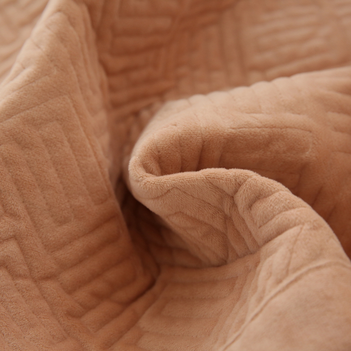 91家纺网 家纺一手货源 找家纺 （总）期遇家居 2025新款夹棉绗缝绒枕套秋冬纯色宝宝绒枕套