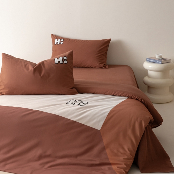 91家纺网 家纺一手货源 找家纺 小叮当家纺仓储工厂店 2025新款提供买家秀爆款花型不断货全棉纯棉磨毛四件套大版定位印加绣 狂野派