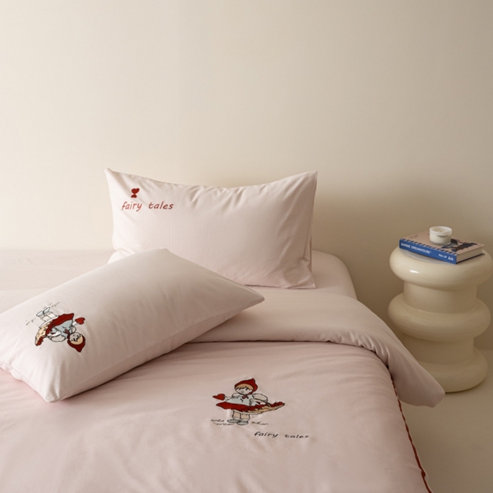 91家纺网 家纺一手货源 找家纺 小叮当家纺仓储工厂店 2025新款提供买家秀爆款花型不断货全棉纯棉磨毛四件套大版定位印加绣 小甜心