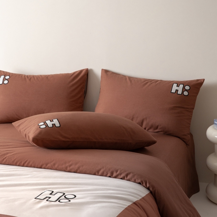 91家纺网 家纺一手货源 找家纺 小叮当家纺仓储工厂店 2025新款提供买家秀爆款花型不断货全棉纯棉磨毛四件套大版定位印加绣 狂野派