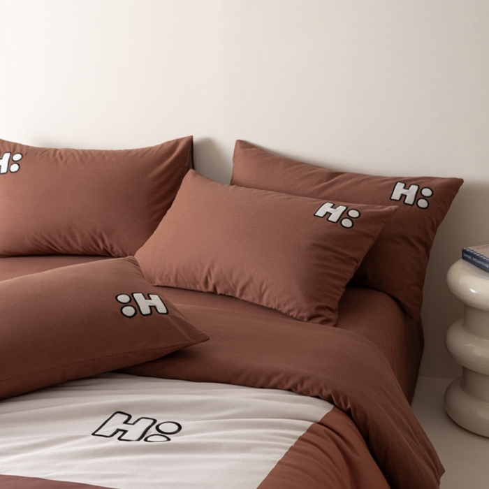 91家纺网 家纺一手货源 找家纺 小叮当家纺仓储工厂店 2025新款提供买家秀爆款花型不断货全棉纯棉磨毛四件套大版定位印加绣 狂野派