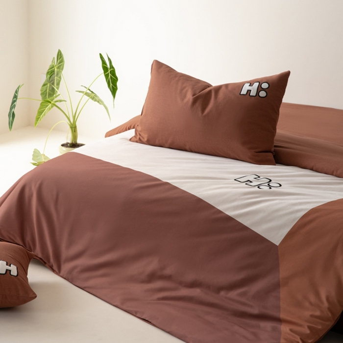 91家纺网 家纺一手货源 找家纺 小叮当家纺仓储工厂店 2025新款提供买家秀爆款花型不断货全棉纯棉磨毛四件套大版定位印加绣 狂野派