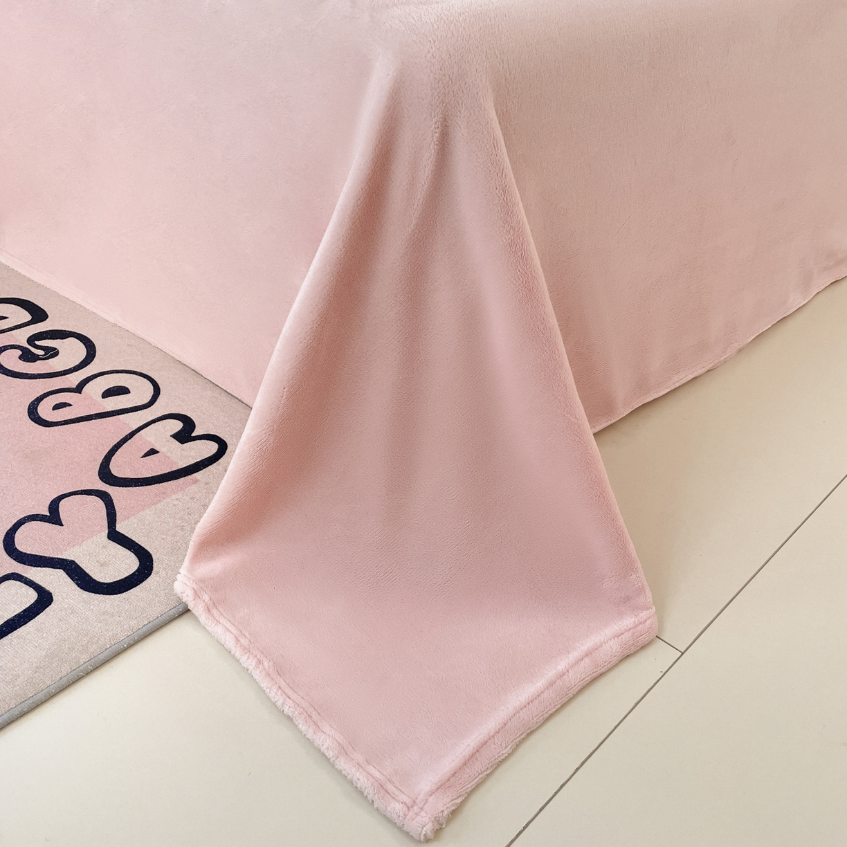 91家纺网 家纺一手货源 找家纺 沐慕 2025新款A类200g加厚雪花绒180g牛奶绒四件套 彩虹