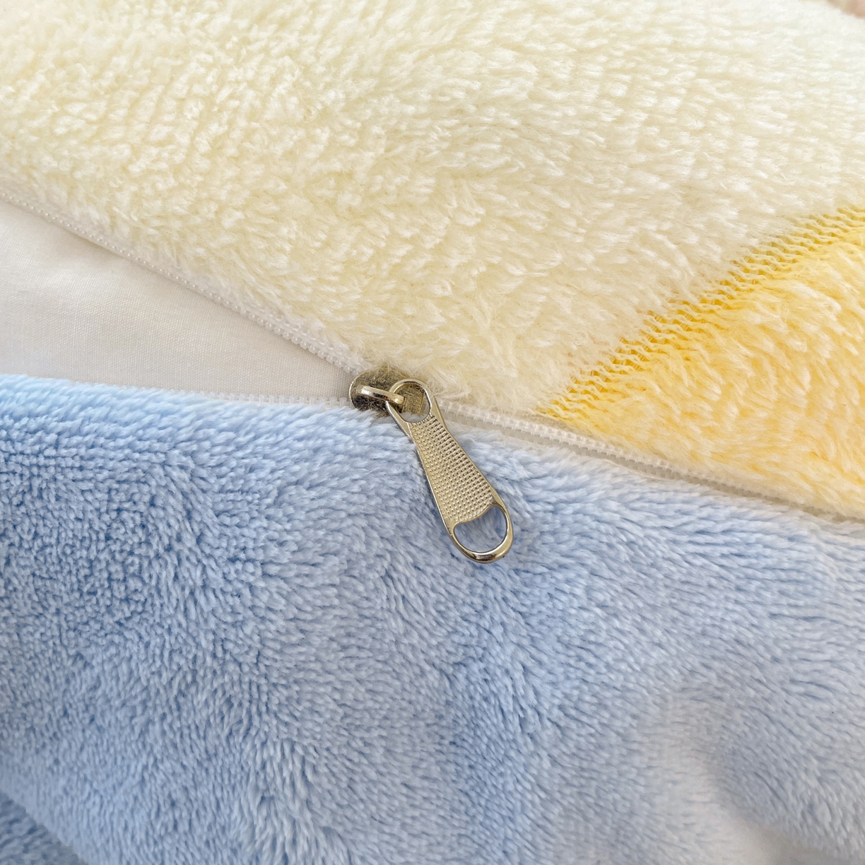 91家纺网 家纺一手货源 找家纺 沐慕 2025新款A类200g加厚雪花绒180g牛奶绒四件套 可爱熊