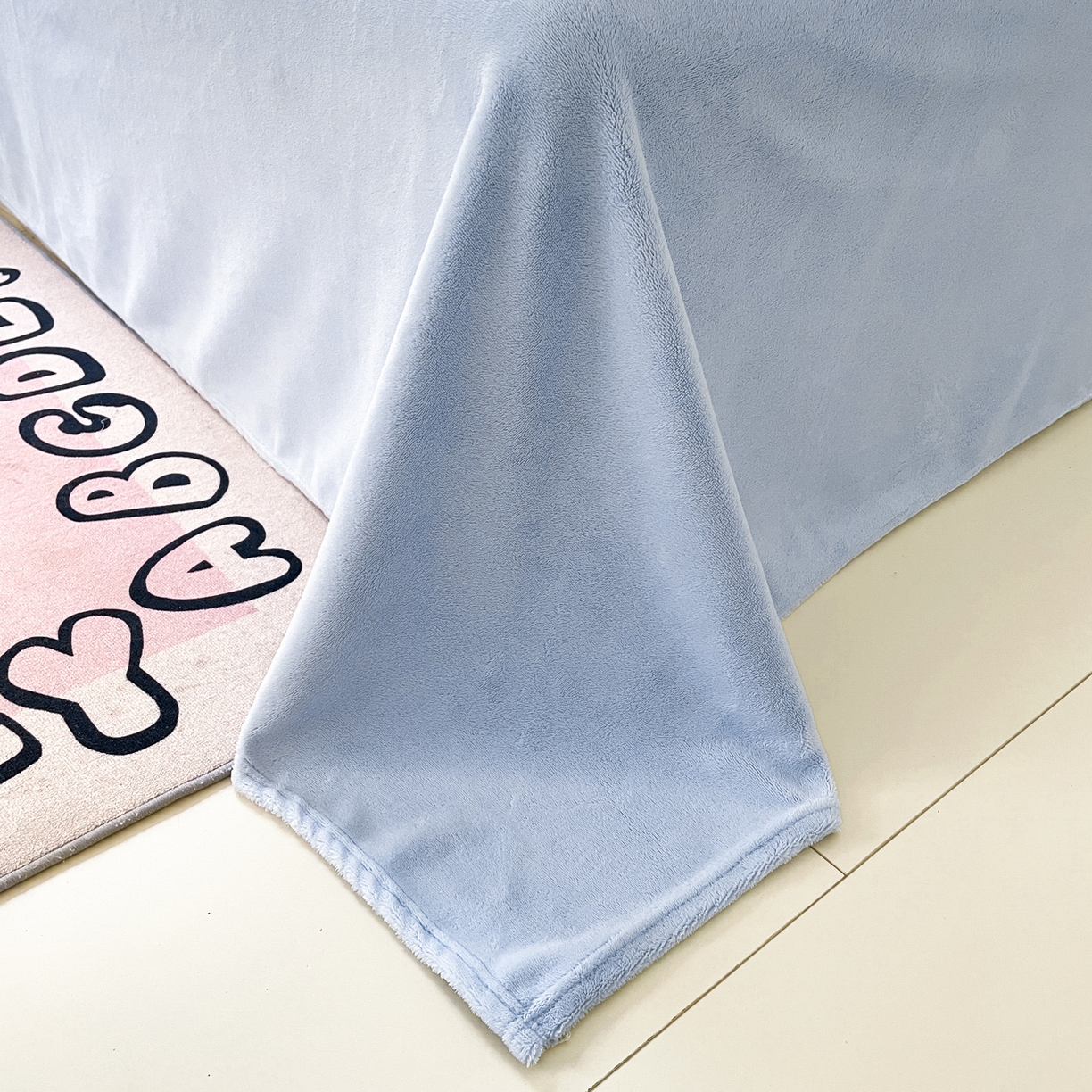 91家纺网 家纺一手货源 找家纺 沐慕 2025新款A类200g加厚雪花绒180g牛奶绒四件套 可爱熊