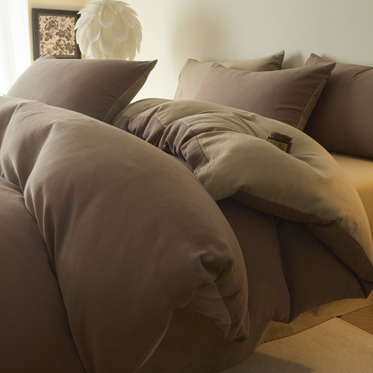 91家纺网 家纺一手货源 找家纺 （总）小叮当家纺仓储工厂店 2025新款提供买家秀爆款花型不断货60s水洗提花全棉纯棉磨毛四件套