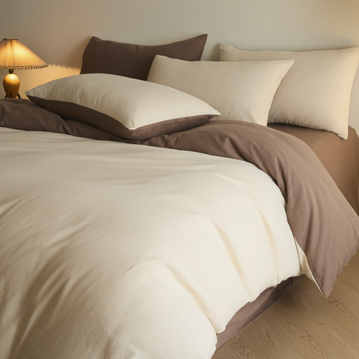 91家纺网 家纺一手货源 找家纺 （总）小叮当家纺仓储工厂店 2025新款提供买家秀爆款花型不断货60s水洗提花全棉纯棉磨毛四件套