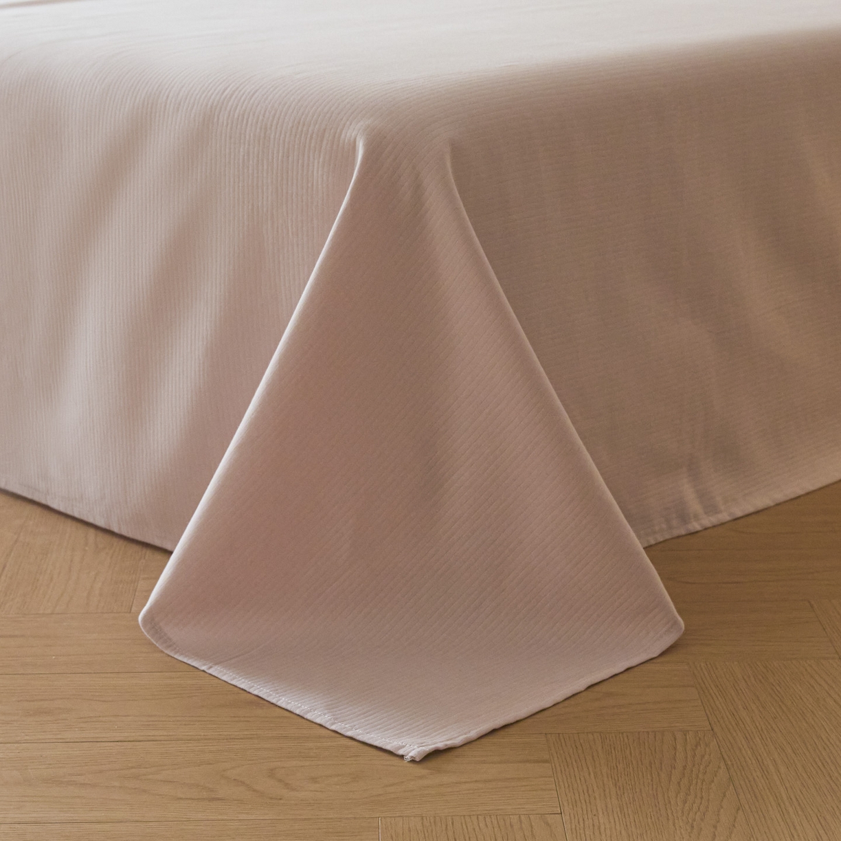 91家纺网 家纺一手货源 找家纺 小叮当家纺仓储工厂店 2025新款提供买家秀爆款花型不断货60s水洗提花全棉纯棉磨毛四件套 米杏色+芭蕾粉