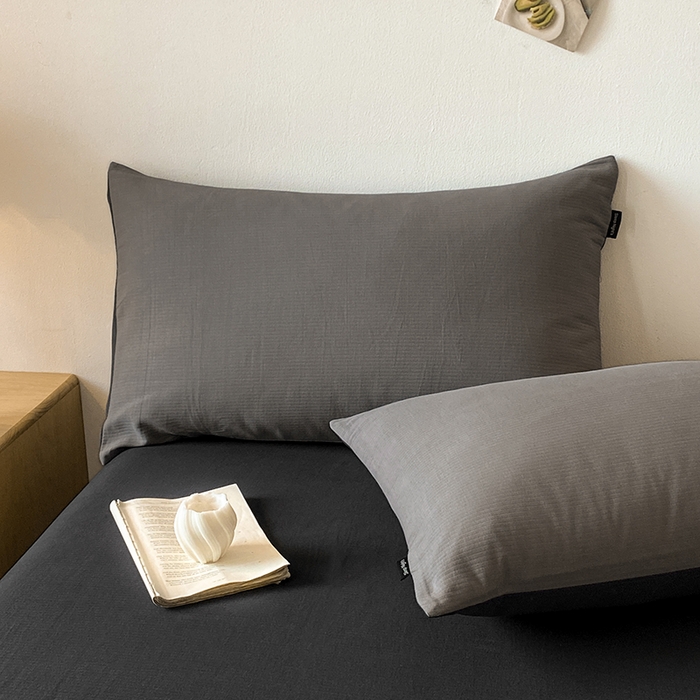 91家纺网 家纺一手货源 找家纺 小叮当家纺仓储工厂店 2025新款提供买家秀爆款花型不断货60s水洗提花全棉纯棉磨毛四件套 玛瑙灰