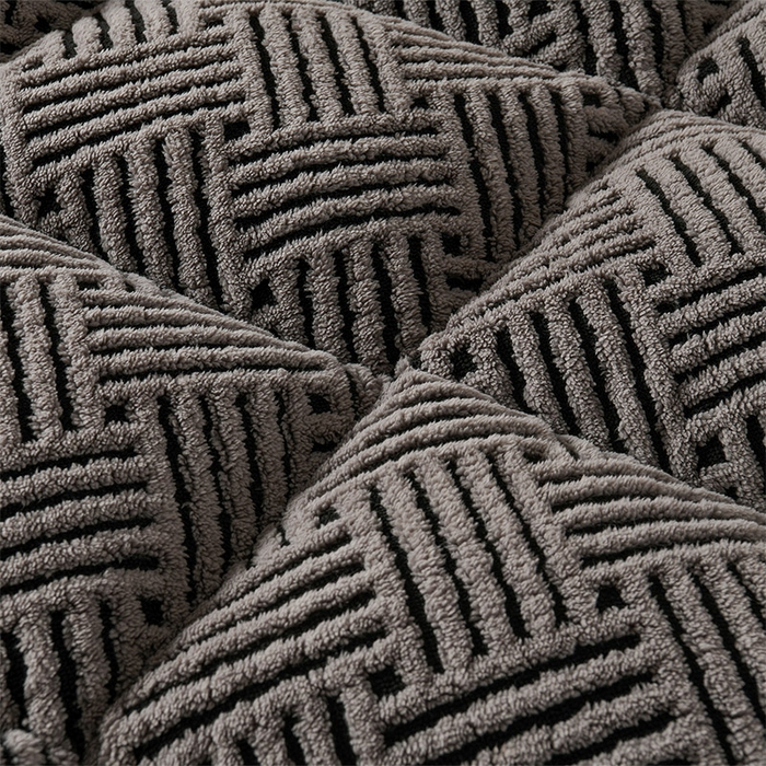 91家纺网 家纺一手货源 找家纺 预言家纺 2025新款亲肤缦沙绒系列床垫 灰边-黑