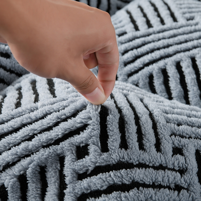 91家纺网 家纺一手货源 找家纺 预言家纺 2025新款亲肤缦沙绒系列床垫 蓝边灰