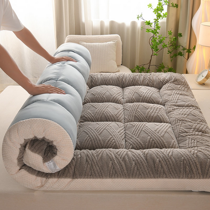 预言家纺 2025新款亲肤菠萝格系列床垫 菠萝浅灰