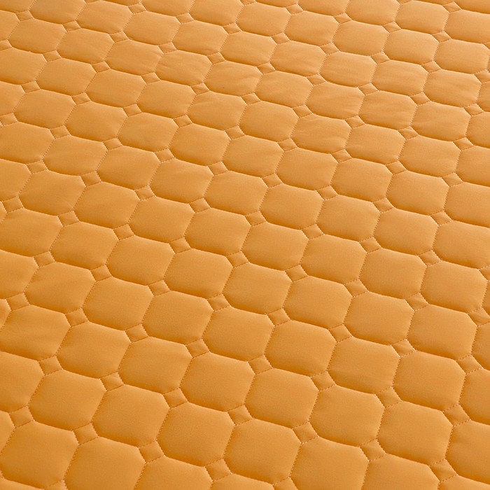 91家纺网 家纺一手货源 找家纺 预言家纺 2025新款亲肤薄垫针织系列床垫 针织橘色