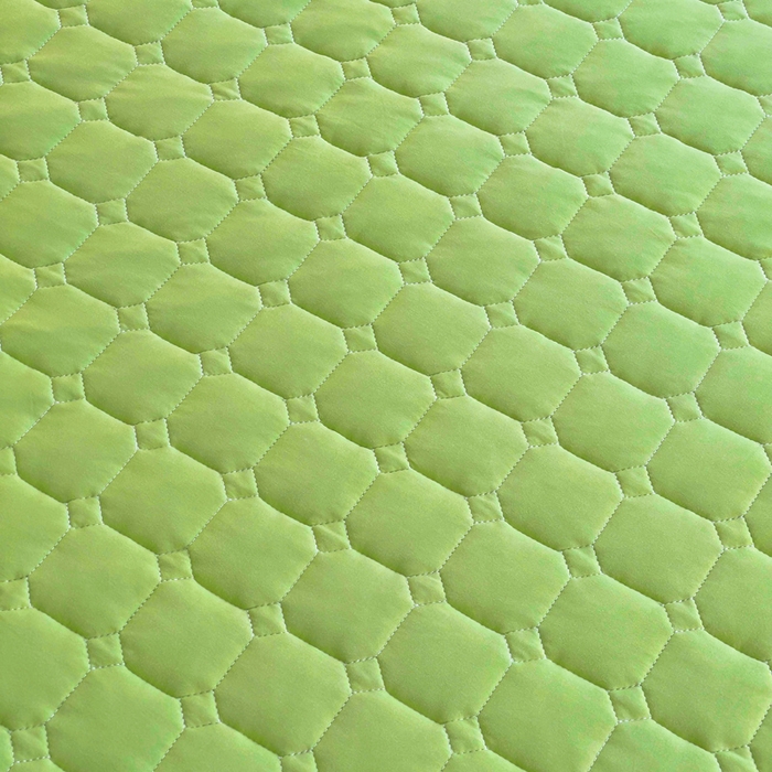 91家纺网 家纺一手货源 找家纺 预言家纺 2025新款亲肤薄垫针织系列床垫 针织果绿