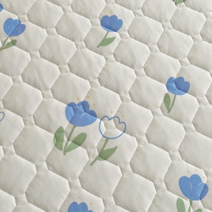 91家纺网 家纺一手货源 找家纺 预言家纺 2025新款亲肤薄垫针织系列床垫 针织美好