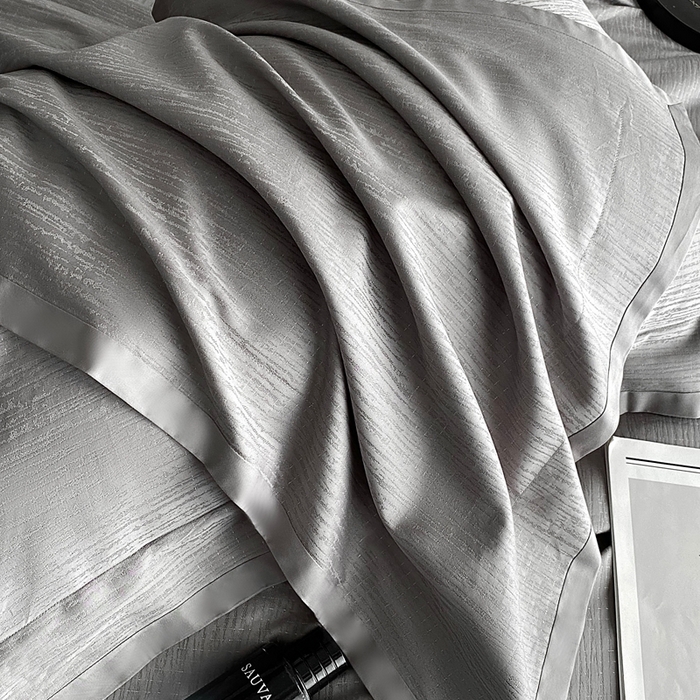 91家纺网 家纺一手货源 找家纺 （总）南泉坊 2025新款亲肤舒适50支全棉纯棉染色提花四件套