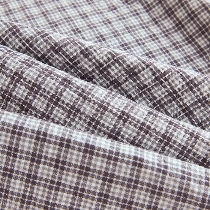 91家纺网 家纺一手货源 找家纺 棠薇家纺 2025新款 枕巾纯棉纱布水洗全棉纱布纯棉耐脏吸汗透气预缩水 小格灰