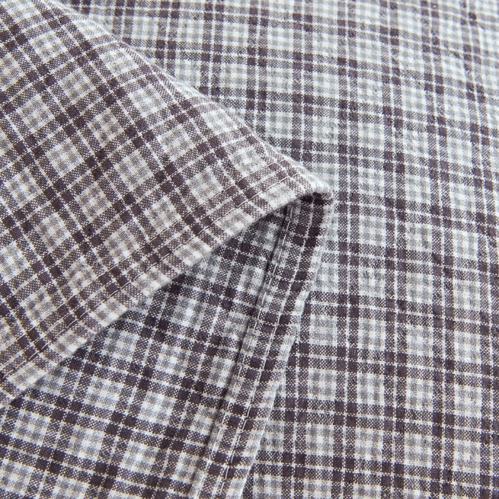 91家纺网 家纺一手货源 找家纺 棠薇家纺 2025新款 枕巾纯棉纱布水洗全棉纱布纯棉耐脏吸汗透气预缩水 小格灰