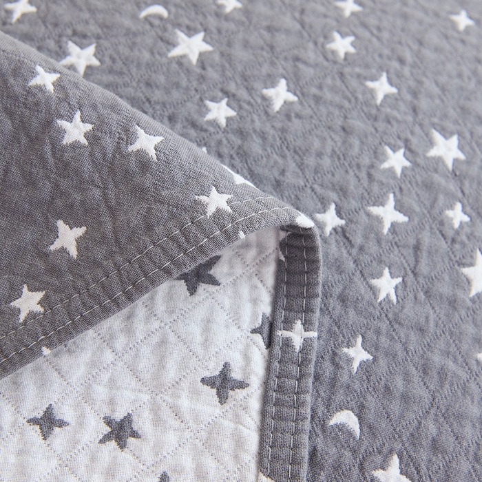 91家纺网 家纺一手货源 找家纺 棠薇家纺 2025新款 枕巾纯棉纱布水洗全棉纱布纯棉耐脏吸汗透气预缩水 星月灰