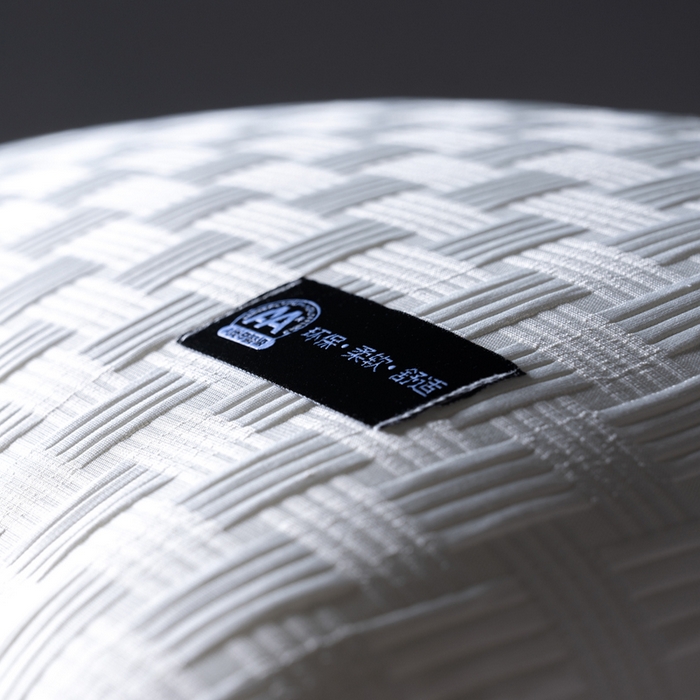 91家纺网 家纺一手货源 找家纺 宇诺家纺 2025新款亲肤舒适华夫格枕头枕芯 米黄