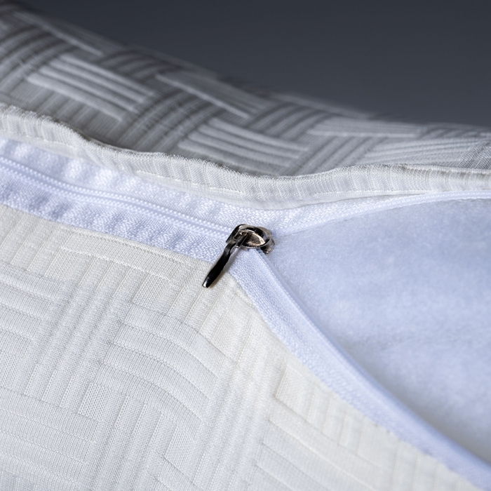 91家纺网 家纺一手货源 找家纺 宇诺家纺 2025新款亲肤舒适华夫格枕头枕芯 灰色