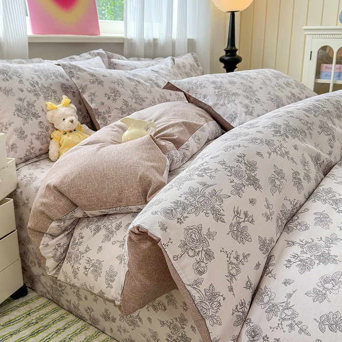 91家纺网 家纺一手货源 找家纺 （总）拾物记 2025新款A类12868新疆全棉纯棉单被套被套单件-提供买家秀和质检报告