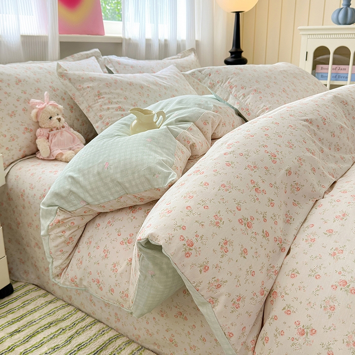 91家纺网 家纺一手货源 找家纺 （总）拾物记 2025新款A类12868新疆全棉纯棉单被套被套单件-提供买家秀和质检报告