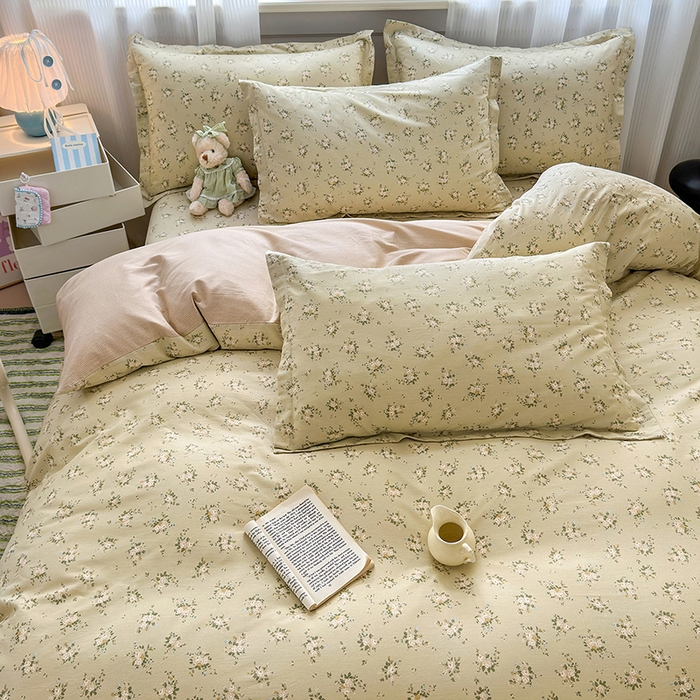 91家纺网 家纺一手货源 找家纺 拾物记 2025新款A类12868全棉纯棉单被套被套单件-提供买家秀和质检报告 恋青柠