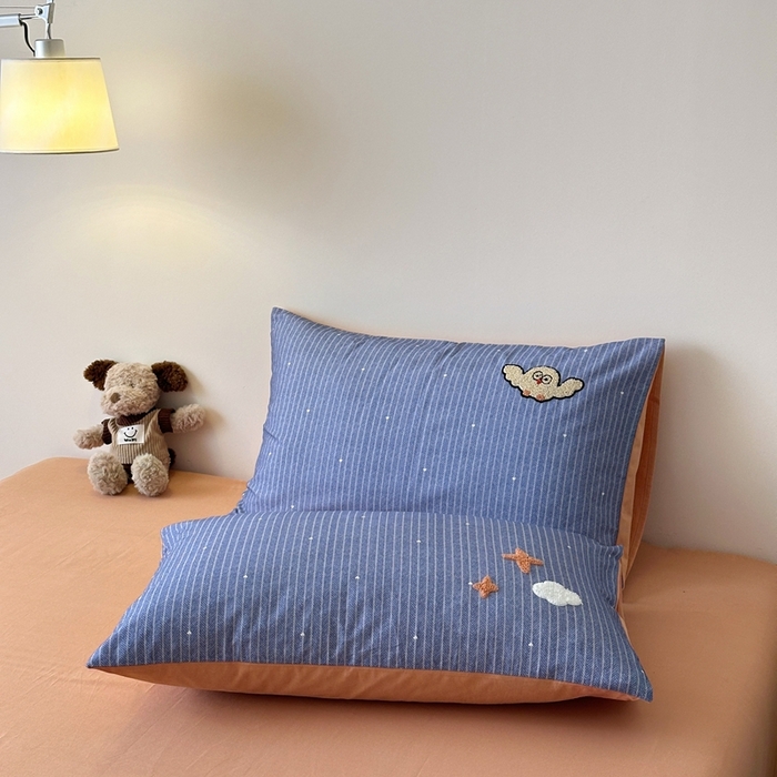 91家纺网 家纺一手货源 找家纺 锦觅 2025秋冬A类数码印花全棉纯棉磨毛绣花保暖四件套 星河万里