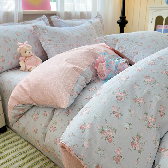 91家纺网 家纺一手货源 找家纺 拾物记 2025新款A类12868全棉纯棉单被套被套单件-提供买家秀和质检报告 泠羽花园