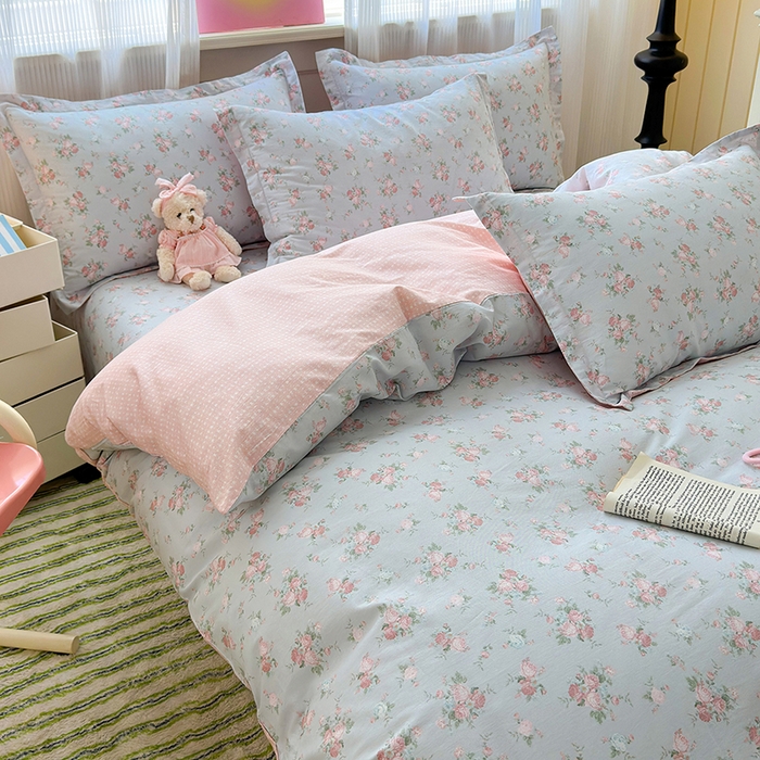 91家纺网 家纺一手货源 找家纺 拾物记 2025新款A类12868全棉纯棉单被套被套单件-提供买家秀和质检报告 泠羽花园