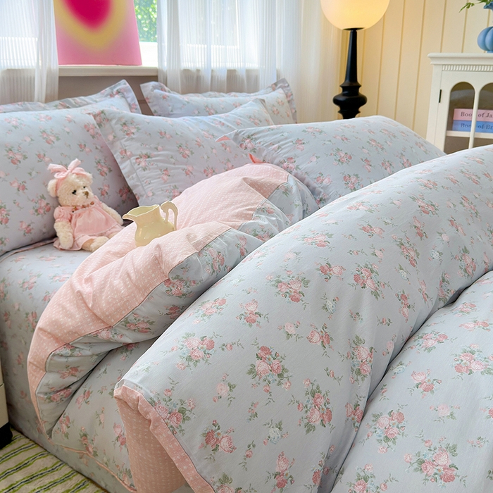 91家纺网 家纺一手货源 找家纺 拾物记 2025新款A类12868全棉纯棉单被套被套单件-提供买家秀和质检报告 泠羽花园