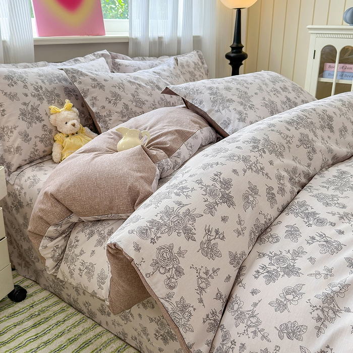 91家纺网 家纺一手货源 找家纺 拾物记 2025新款A类12868全棉纯棉单被套被套单件-提供买家秀和质检报告 摩菲