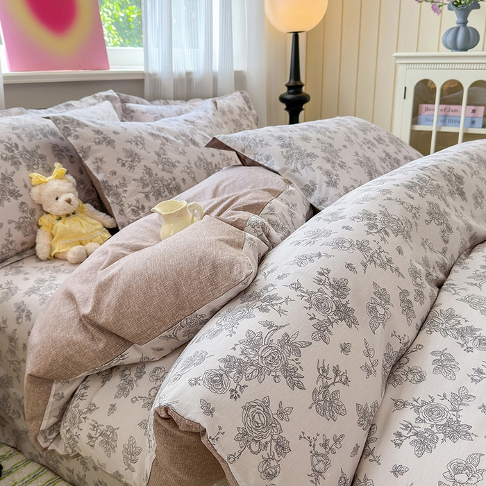 91家纺网 家纺一手货源 找家纺 拾物记 2025新款A类12868全棉纯棉单被套被套单件-提供买家秀和质检报告 摩菲