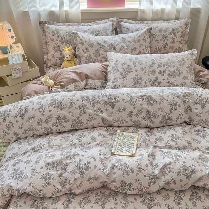 91家纺网 家纺一手货源 找家纺 拾物记 2025新款A类12868全棉纯棉单被套被套单件-提供买家秀和质检报告 摩菲