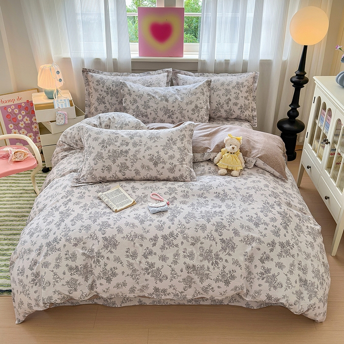 91家纺网 家纺一手货源 找家纺 拾物记 2025新款A类12868全棉纯棉单被套被套单件-提供买家秀和质检报告 摩菲