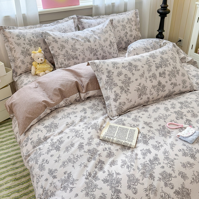 91家纺网 家纺一手货源 找家纺 拾物记 2025新款A类12868全棉纯棉单被套被套单件-提供买家秀和质检报告 摩菲