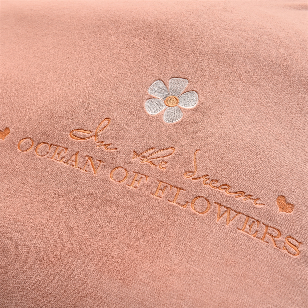 91家纺网 家纺一手货源 找家纺 笙意 新款牛奶绒刺绣四件套-繁花系列 繁花-可可粉