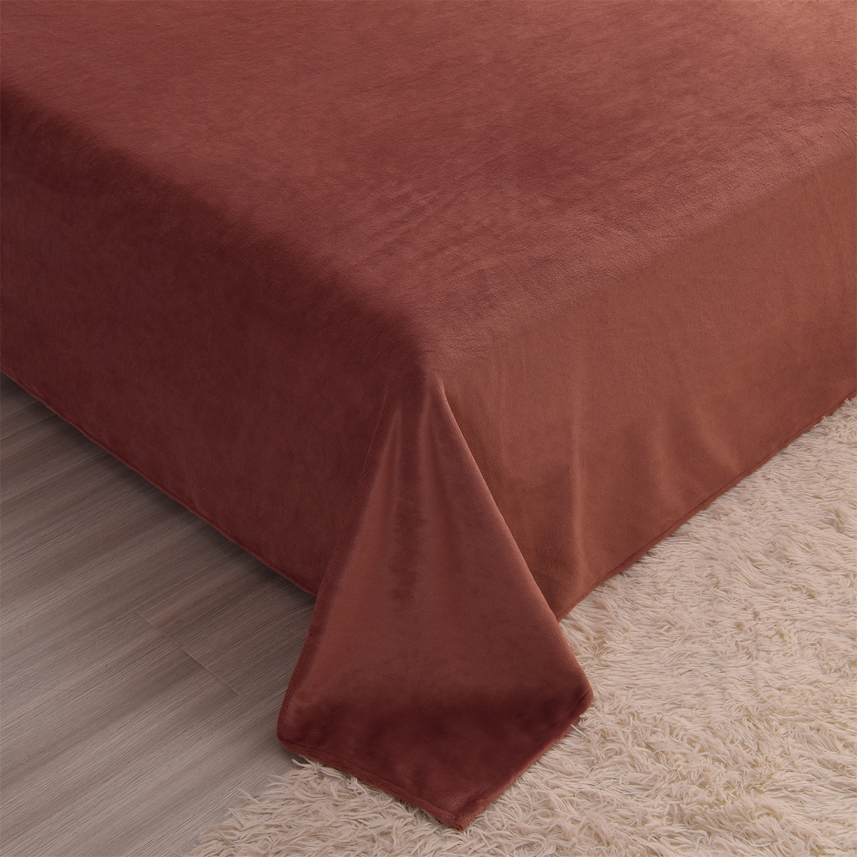 91家纺网 家纺一手货源 找家纺 笙意 新款牛奶绒刺绣四件套-繁花系列 繁花-蜜柚桔