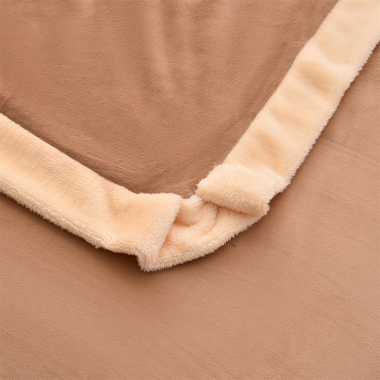 91家纺网 家纺一手货源 找家纺 笙意 新款牛奶绒刺绣四件套-繁花系列 繁花-摩卡棕