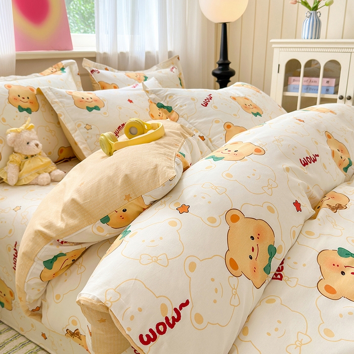 91家纺网 家纺一手货源 找家纺 拾物记 2025新款A类12868全棉纯棉单被套被套单件-提供买家秀和质检报告 瑞迪熊