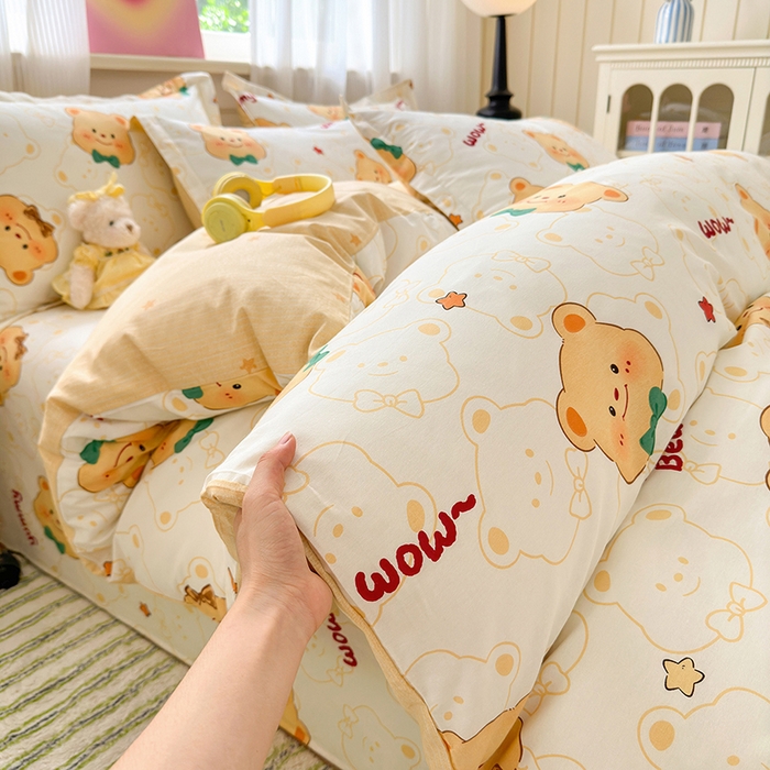 91家纺网 家纺一手货源 找家纺 拾物记 2025新款A类12868全棉纯棉单被套被套单件-提供买家秀和质检报告 瑞迪熊