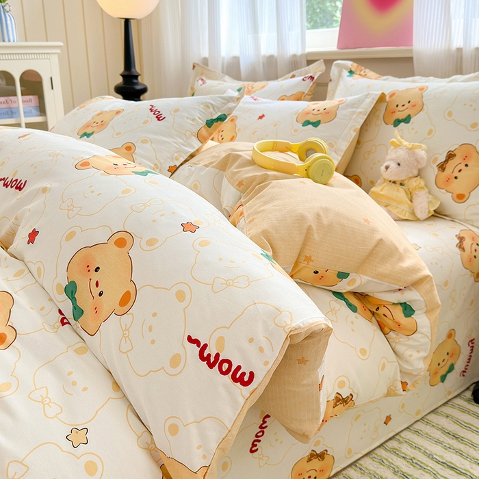 91家纺网 家纺一手货源 找家纺 拾物记 2025新款A类12868全棉纯棉单被套被套单件-提供买家秀和质检报告 瑞迪熊