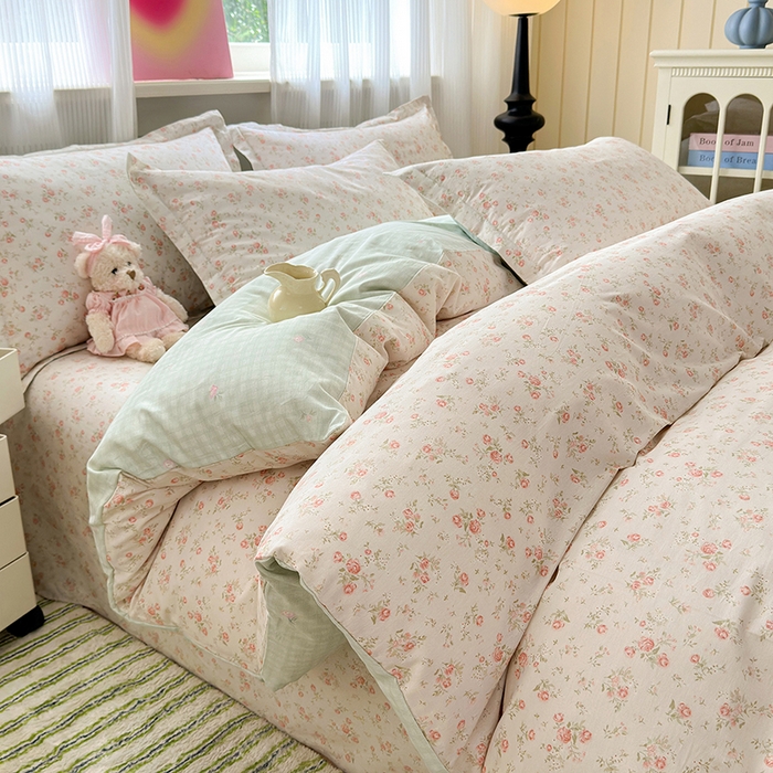 91家纺网 家纺一手货源 找家纺 拾物记 2025新款A类12868全棉纯棉单被套被套单件-提供买家秀和质检报告 幽兰时光-米