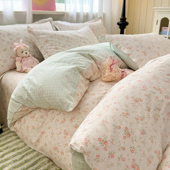 91家纺网 家纺一手货源 找家纺 拾物记 2025新款A类12868全棉纯棉单被套被套单件-提供买家秀和质检报告 幽兰时光-米