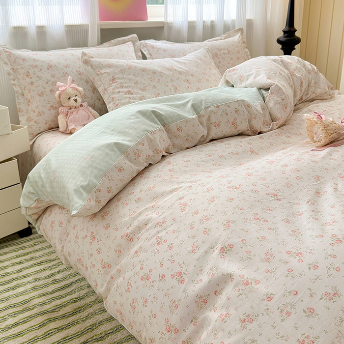 91家纺网 家纺一手货源 找家纺 拾物记 2025新款A类12868全棉纯棉单被套被套单件-提供买家秀和质检报告 幽兰时光-米